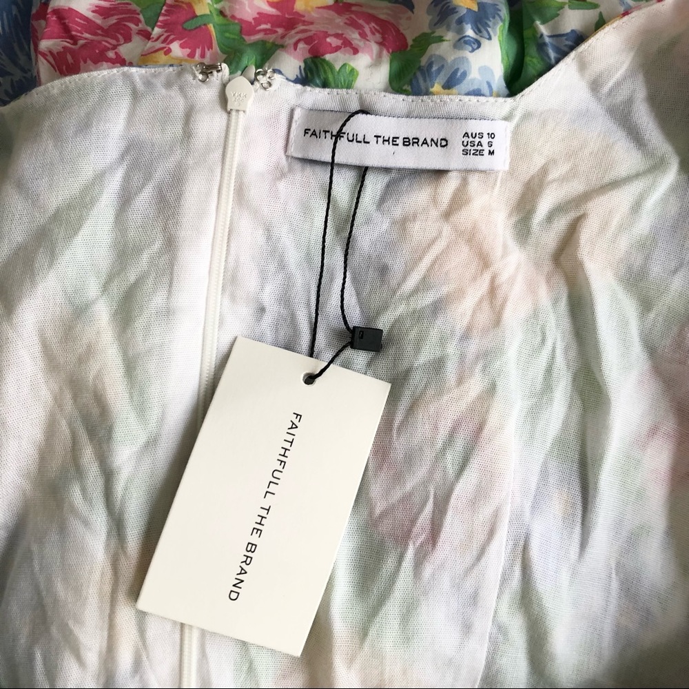 Faithfull The Brand Gabriela midi dress - NEW - Picture 9 of 10